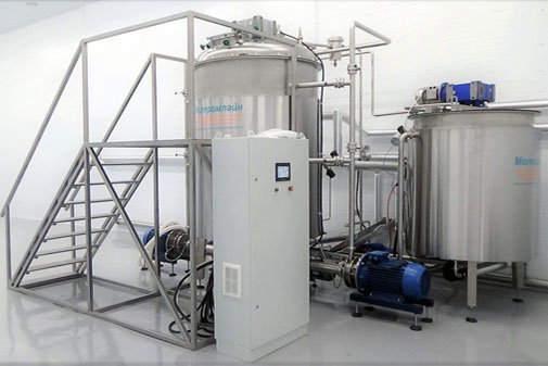 Установка для производства жидких моющих средств ВГА-ГД-200 и АРЖ-1000